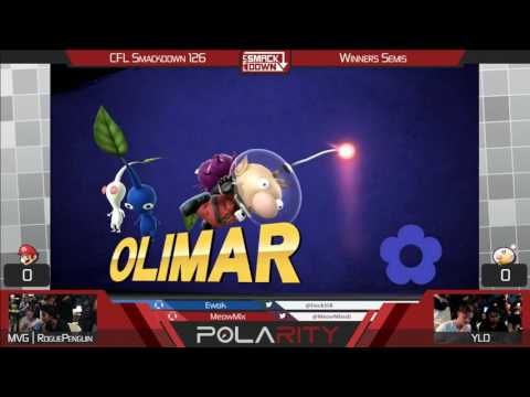 CFL Smackdown 126 WiiU - MVG | RoguePenguin (Mario) vs YLD (Olimar) - Winners Semis