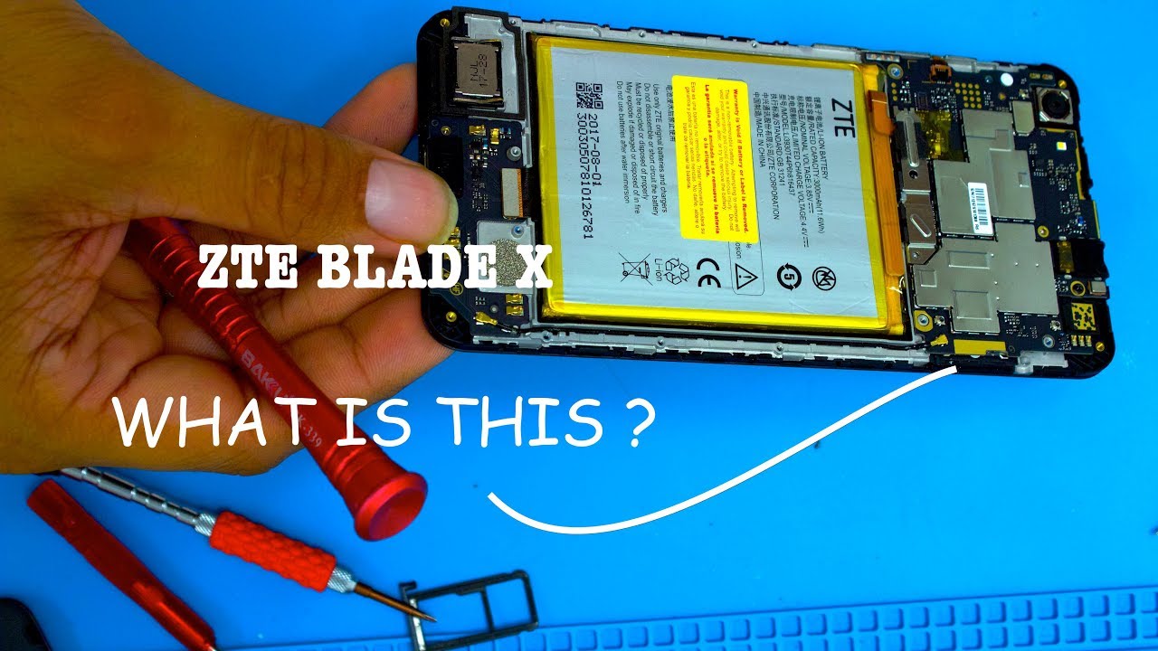 ZTE Blade X  Z965 - Screen LCD Glass - How To Repair - Charging Port
