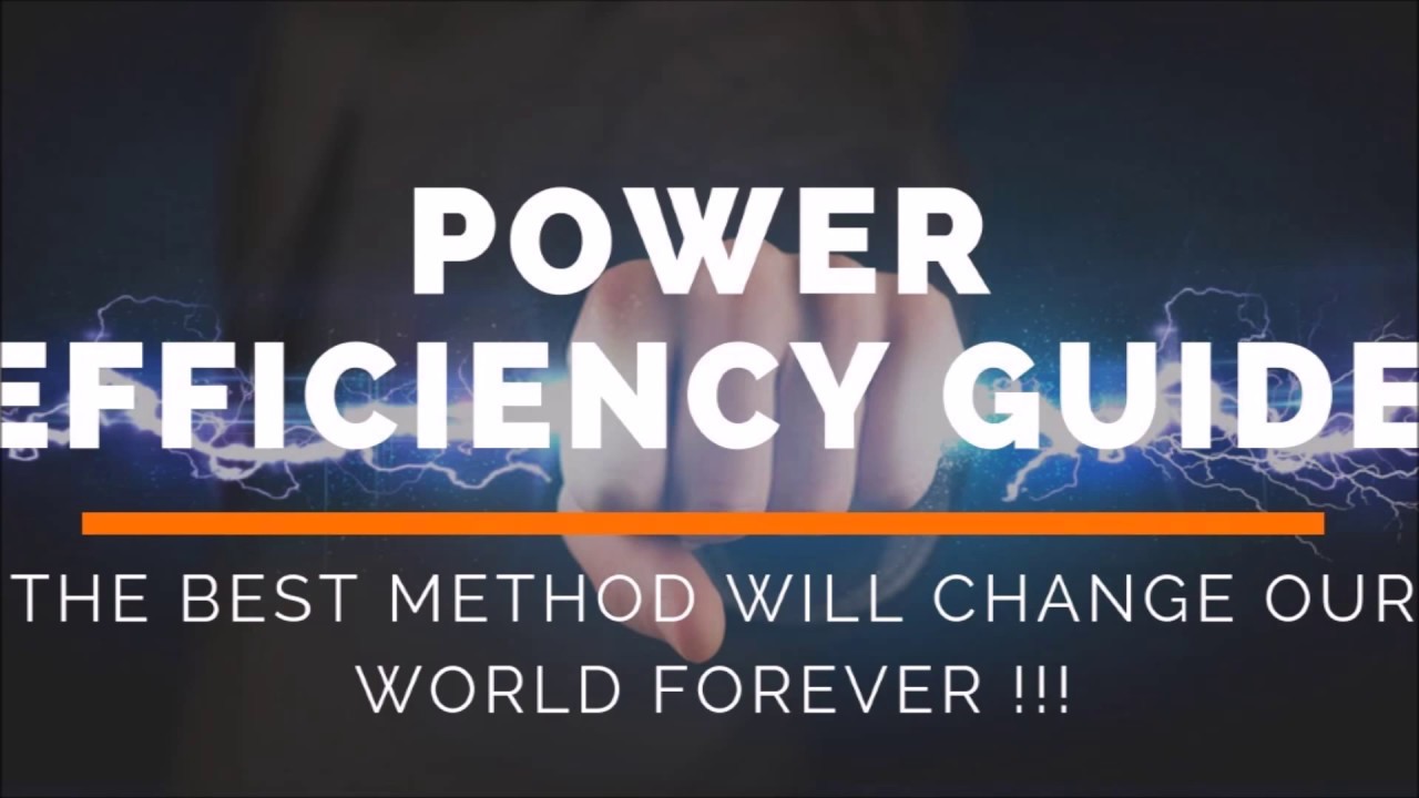 Power Efficiency Guide Pdf Book Review!