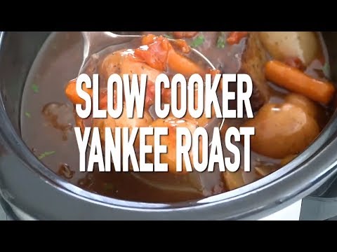 Slow Cooker Yankee Pot Roast Recipe Video