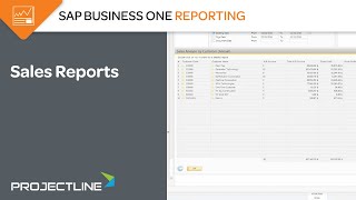 SAP Business One Sales Reports