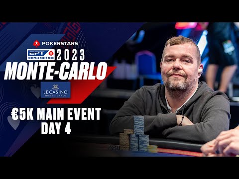 EPT Monte-Carlo 2023 €5,300 EPT Main Event Day 4 Livestream ♠️ PokerStars