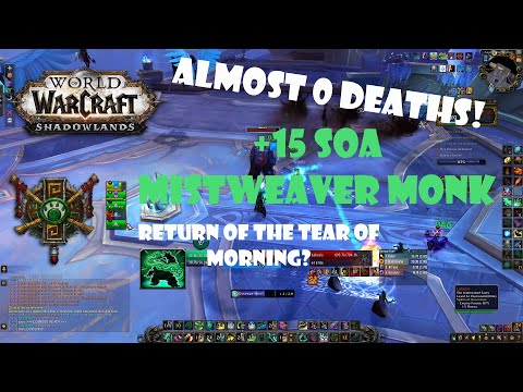 Mistweaver Monk +15 Spires of Ascension - Fortified/Spiteful/Grievous Shadowlands M+