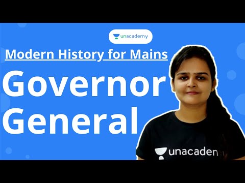 Governor general from Modern History for MPPSC Mains By Garima Sharma