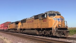 preview picture of video 'UP 4610 East, an SD70M on 9-7-2014'