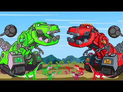 T-rex Dinosaur Truck vs Brachiosaurus: How Asteroids Really Killed The Dinosaurs