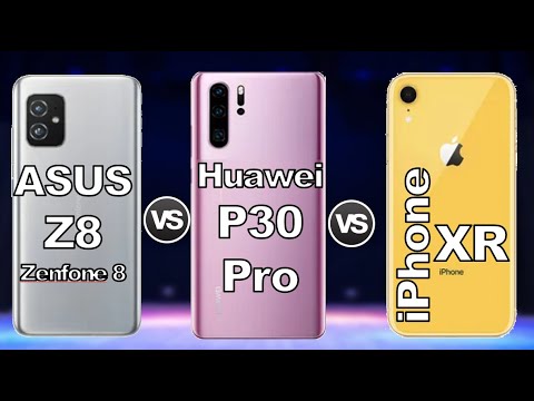 Asus Zenfone 8 vs Huawei P30 Pro vs iPhone XR