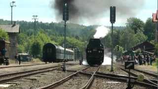 preview picture of video 'Setkání parních lokomotiv řady 52 v Lužné 2/3 - Zvláštní parní vlaky'