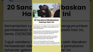 20 SANDERA ISRAEL DIBEBASKAN HAMAS HARI INI, Keluarga Sambut Kepulangan