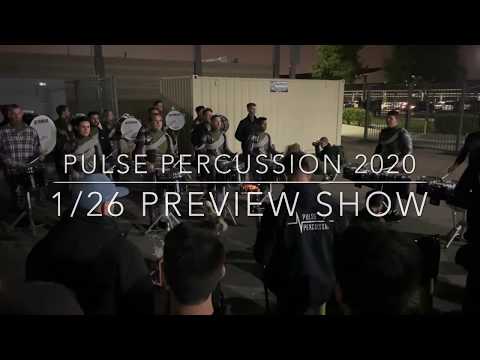Pulse Percussion 2020 - Warm UPS - 1/26 Preview Show
