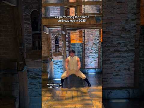 proof that giving 200% isn’t always the move 😂 #broadway #actor #dance #hamilton #dancer