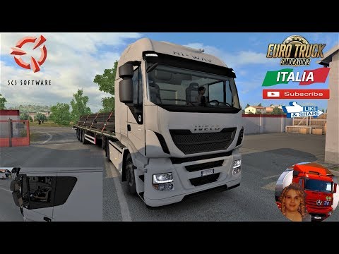 Euro Truck Simulator 2 (1.36 Beta) Exterior view Reworked for Iveco Hi-Way v1.0 + DLC's & Mods