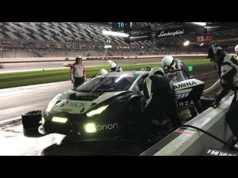 24 Hours of Daytona Lamborghini Pit Stop