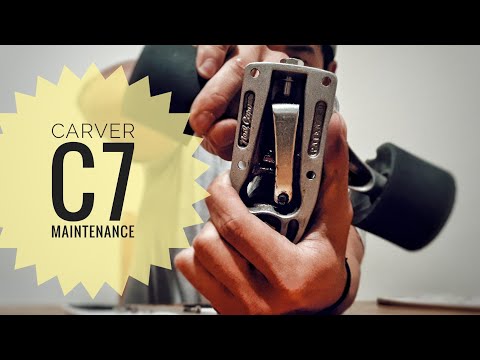 Carver C7 truck maintenance - surfskate tutorial