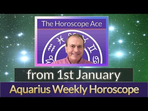 Aquarius Weekly Horoscope from 1st January - 8th January 2018