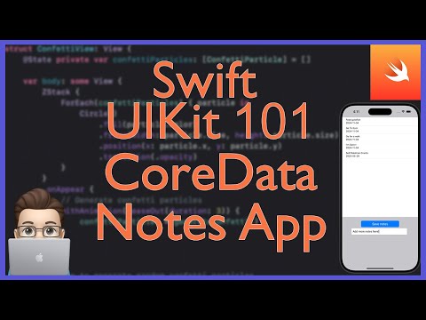 CoreData Creating a Notes App | Swift UIKit | Xcode Tutorial