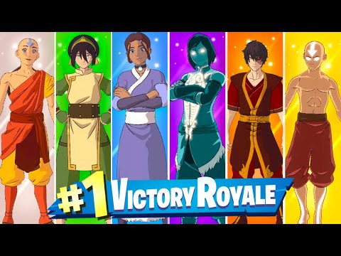Fortnite Adds New Avatar Last Airbender Skins and Mythics
