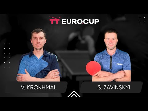 09:30 Vitalii Krokhmal - Serhii Zavinskyi 06.02.2024 TT Euro.Cup Ukraine Professional. TABLE 3