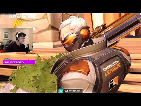 JAKE PRO SOLDIER 76 GAMEPLAY! POTG! [ OVERWATCH SEASON 20 TOP 500 ]