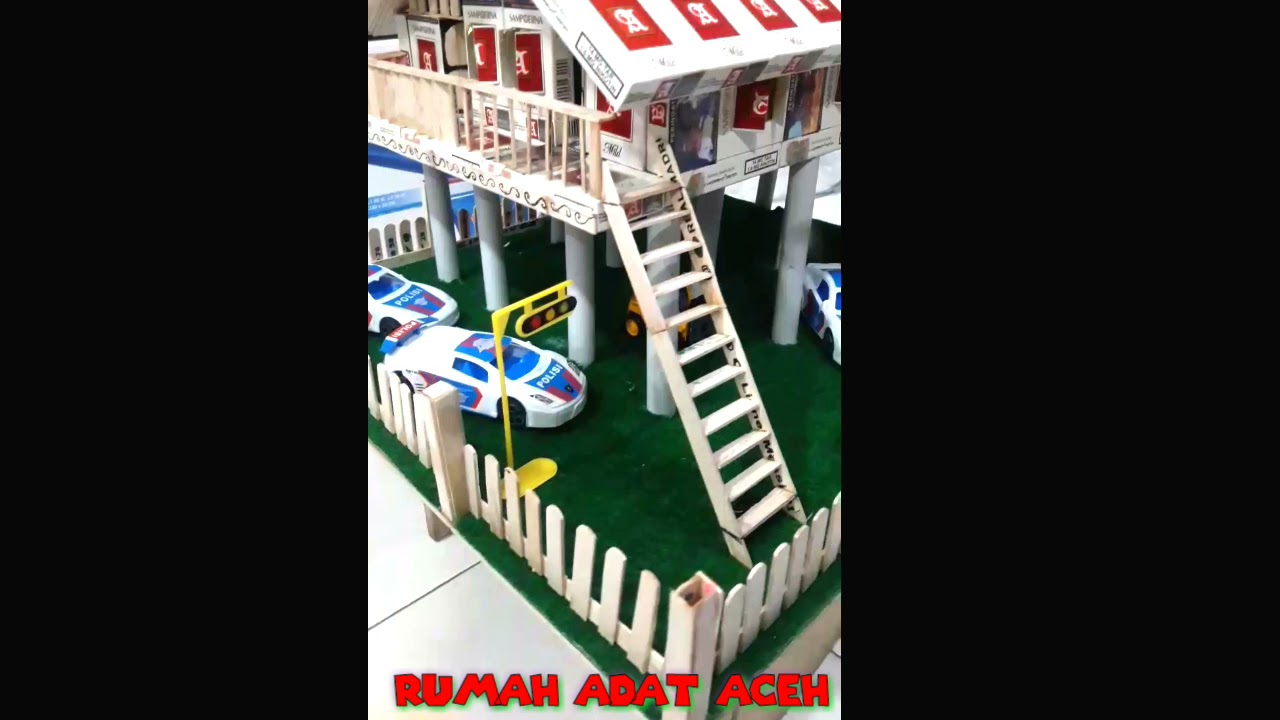 REVIEW MINIATUR RUMAH ADAT ACEH #shorts