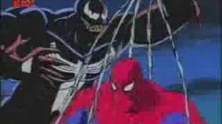 spiderman cartoon intro venom style