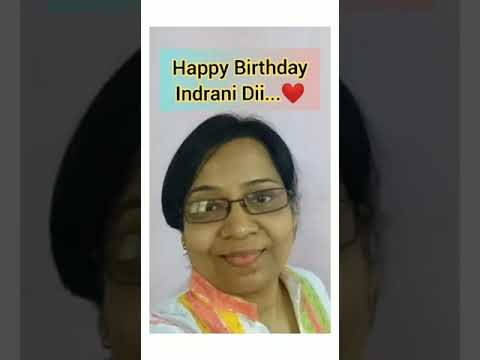 Junior section wishes Indrani mam Happy Birthday in 2021