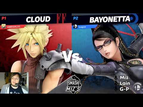 Smash @ Miz's WiFi 30 - CurryG (Cloud) vs. Logue (Bayonetta) Losers Semis