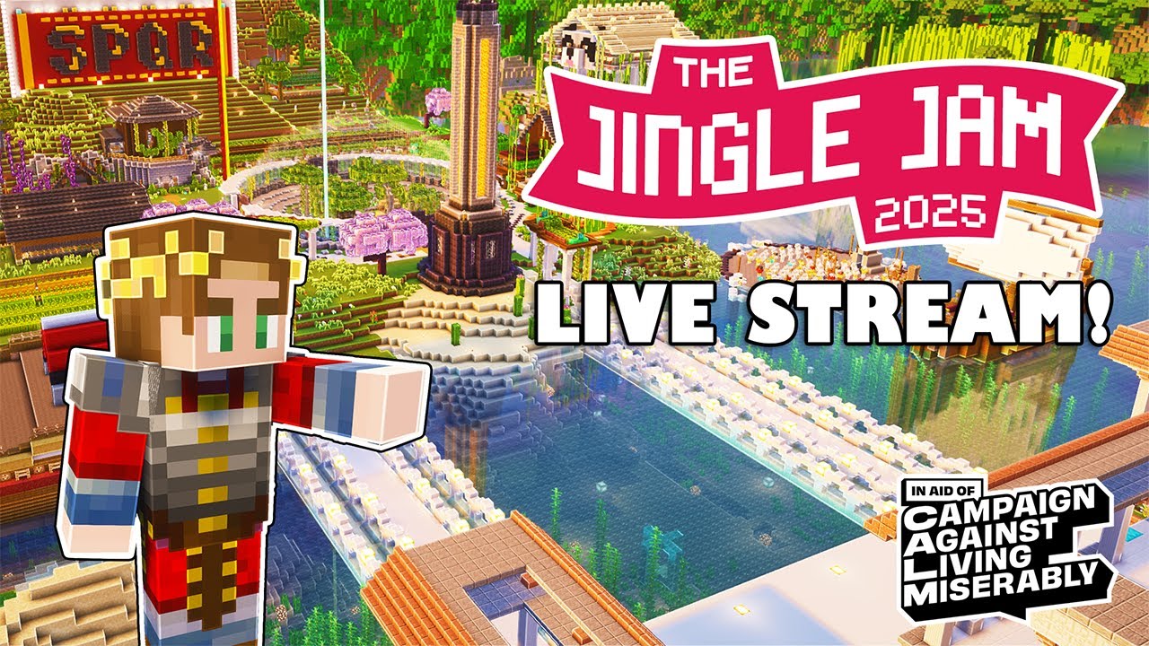 Jingle Jam 2025 | 3-Year Hardcore World Tour in Minecraft for CALM!