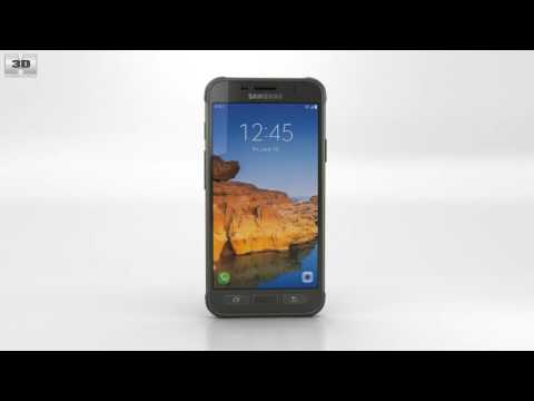 Samsung Galaxy S7 Active Camo Green 3D model by 3DModels.org