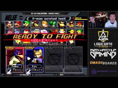 SOT #23 - Moky (Fox) vs LP Trulliam (Falco) - SSBM Winners Finals