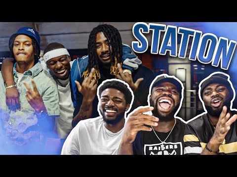 UK YOUTUBERS REACT TO FRENCH RAP 🇫🇷 -  TIAKOLA X GENEZIO X NEMZ- STATION