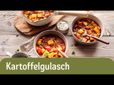 Kartoffelgulasch 🥔 | vegetarisch kochen | REWE Deine Küche