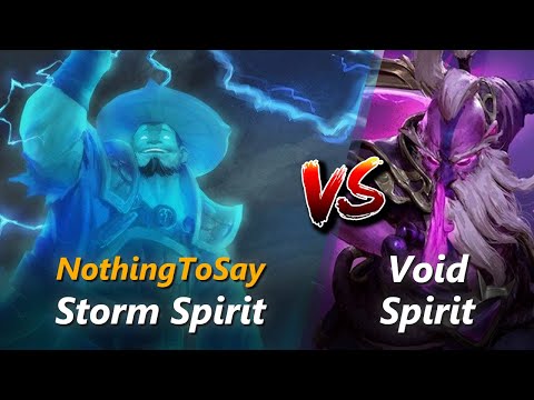 NothingToSay mid Storm Spirit vs Void Spirit | First 10 minutes