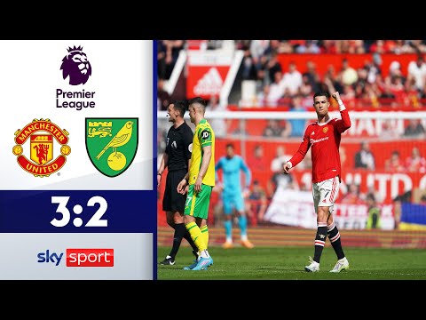 Ronaldo mit 60. Hattrick! | Manchester United - Norwich City 3:2 | Highlights - Premier League 21/22