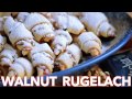Easy Walnut Rugelach Filled Pastry Recipe Filled Cookies