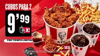 KFC ESTA ES TU CARA CUANDO PRUEBAS LOS CUBOS A 9,99 anuncio