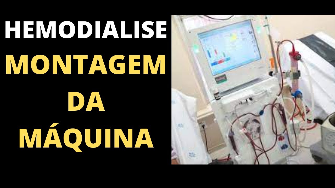 Como Montar Uma Maquina de Hemodiálise vídeo completo Passo a passo - enfermagem em nefrologia