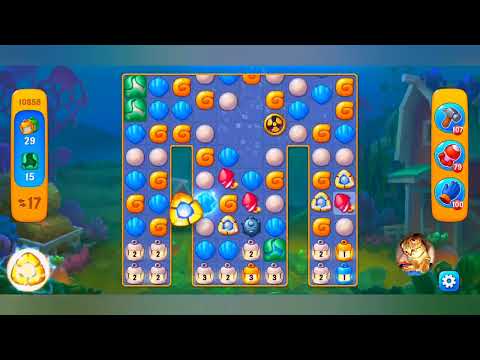 фишдом 2022  #  10858 уровень - прохождение без бустеров # Fishdom,   10858  level - no Boosters.