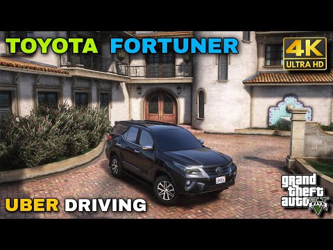 Uber Driving In 2017 TOYOTA FORTUNER | GTA 5 Hindi Gameplay
