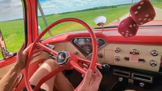 1957 Chevrolet 3124 Cameo Carrier Walk Around and Driving Video