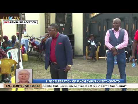 ONYI PAPA JAY PERFORMING LIVE AT A BURIAL IN DHIWA SUB COUNTY