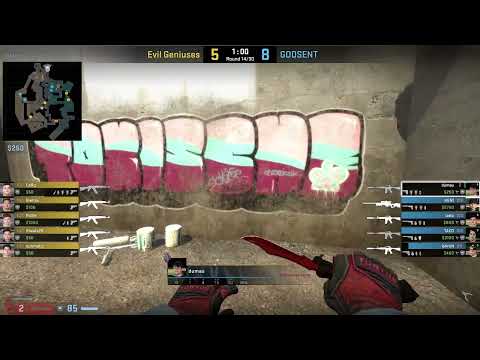 CS:GO POV Demo GODSENT dumau (28/12) vs Evil Geniuses (de_overpass) @ BLAST Premier Spring Showdown