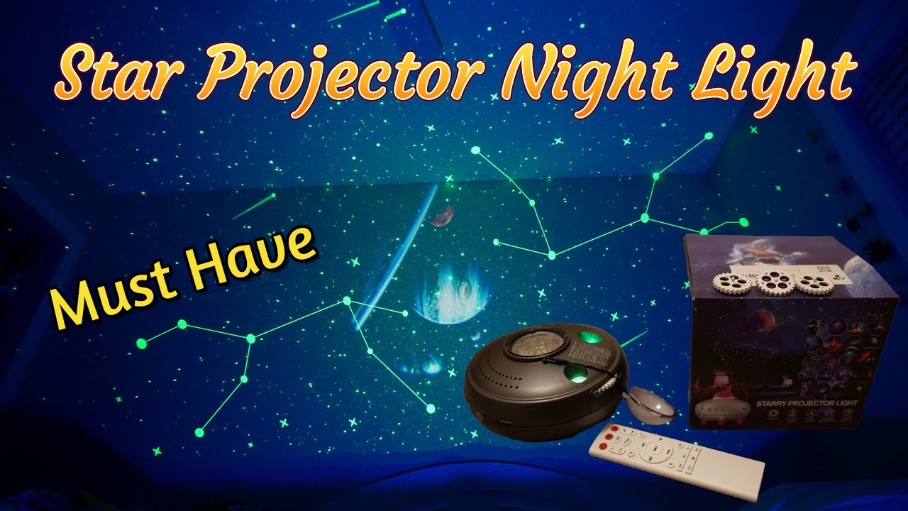 Galaxy Star Projector Night Light REVIEW
