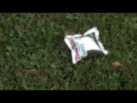 Bomb Bag Explodes (Slow and Real Time)