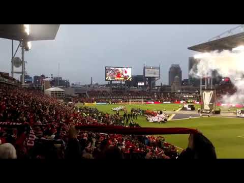 Canadian national anthem 2017 MLS Cup Final