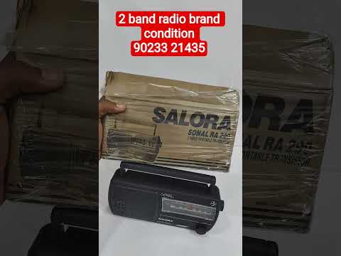 Solora sonal RA 290 | 2 band transistor radio| brand new sealed pack with original box | 90233 21435