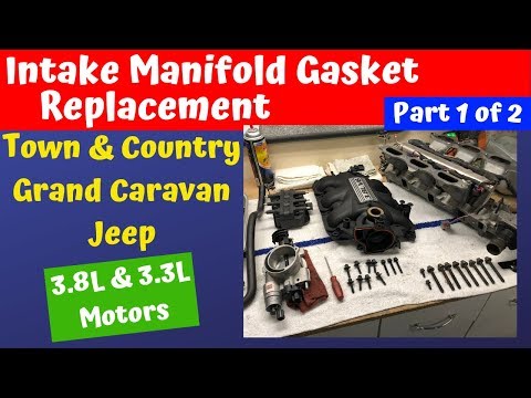 Intake Manifold Gasket Replacement Grand Caravan Town & Country Part 1 of 2