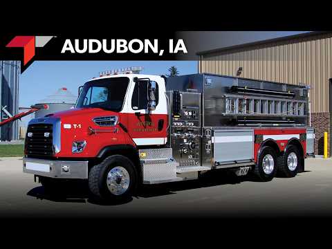 Audubon Fire & Rescue Toyne Pumper Tanker/Tender Delivery Video