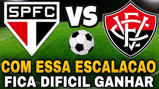 HERNÁN CRESPO SURPREENDE COM ESCALAÇÃO DO SÃO PAULO X VITÓRIA 