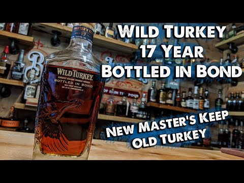 Wild Turkey 17 year Bottled in Bond whiskey review! Breaking the seal Ep #105